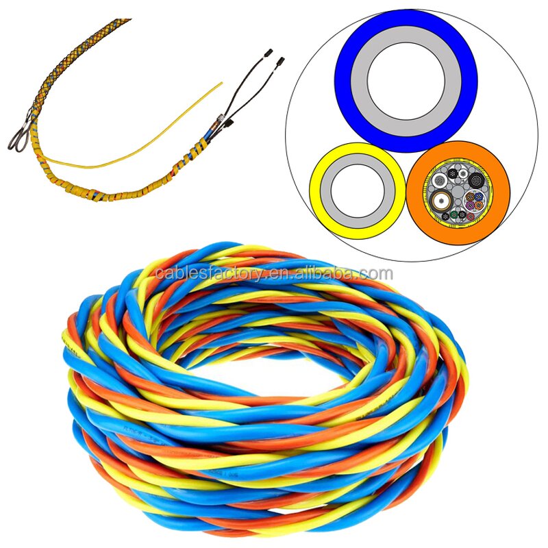 Commercial Diving Umbilical Cable Manufacturer - High Quality 4 in 1 with Air Pneumo Communication Video Light