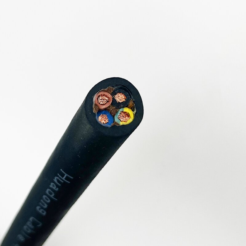 Flexible Mining Cable Manufacturer - Huadong NSSHOEU-O/J 0.6/1kV Heavy Duty H07rn-f Flexible Rubber Cable