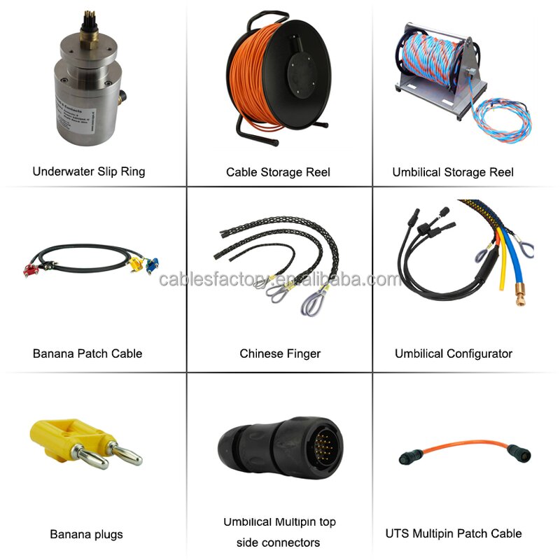 Underwater Umbilical ROV Cable Manufacturer - 4*2*26AWG Twisted Pair Neutral Buoyancy ROV Tether