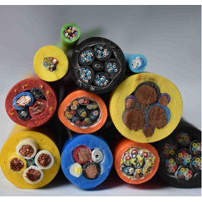 Drag Chain Control Cable Manufacturer - GYDEFR-J(GJTR) 0.6/1KV 3X95+3X16 to 18X2.5 EPR TPU Trolley Towing Festoon Cable