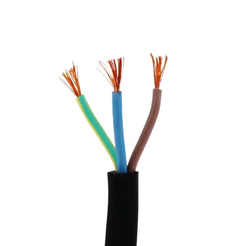 Rubber Power Cables Manufacturer - H07RN-F Stranded Bare Copper Soft 2-4 Core