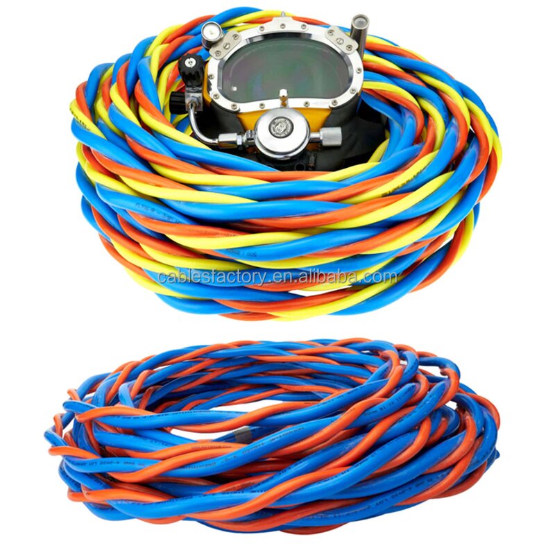 Underwater Umbilical ROV Cable Manufacturer - 4*2*26AWG Twisted Pair Neutral Buoyancy ROV Tether