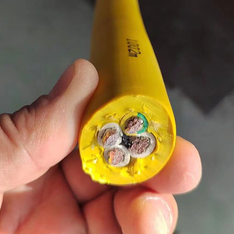 Underground Mining Cable Manufacturer - NSSHOU SHD-GC CPE Rubber Amoured Mining Machine Energy Electrical Submersible Pump Cable