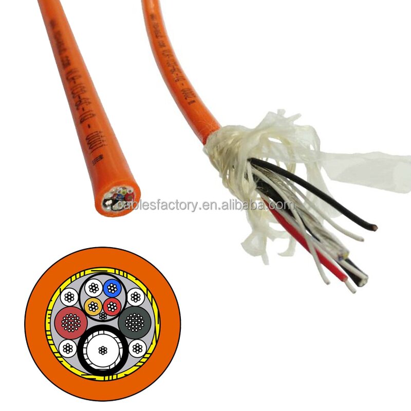 ROV Cable Manufacturer - 2-9-Core 10-14AWG Seawater Resistant Zero Buoyancy Floating Watertight Umbilical Cable Stranded