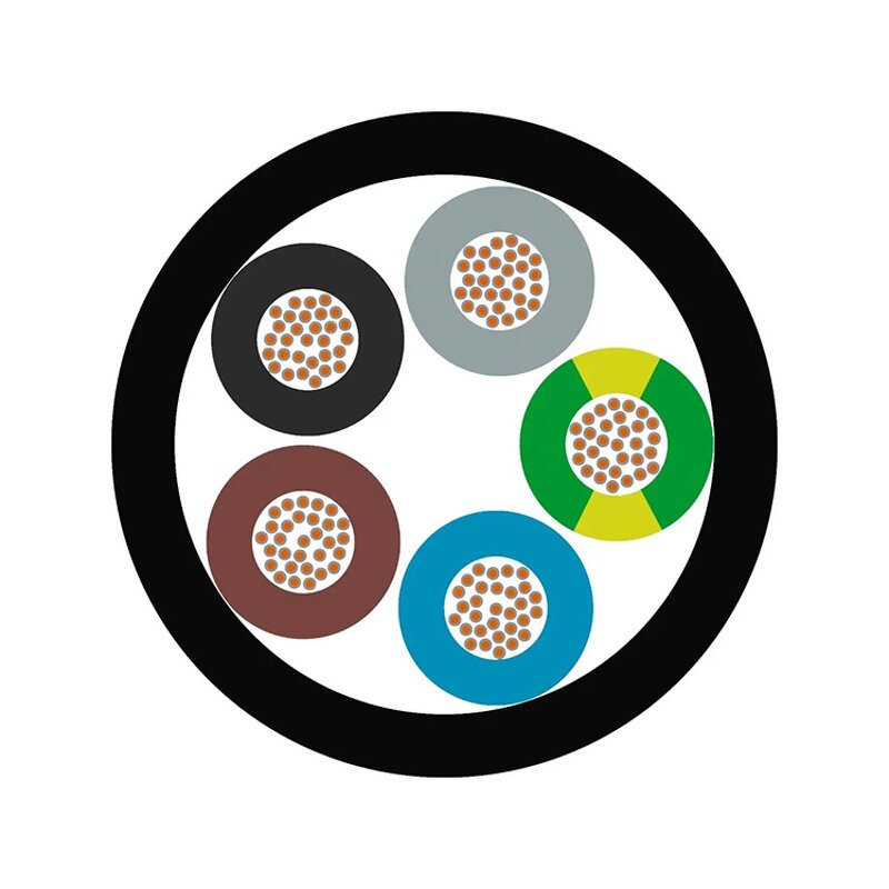 Silicone Power Cable Manufacturer - HEAT 180 H05SS-F EWKF for Machines Plant Construction and Toolbuilding +180°C