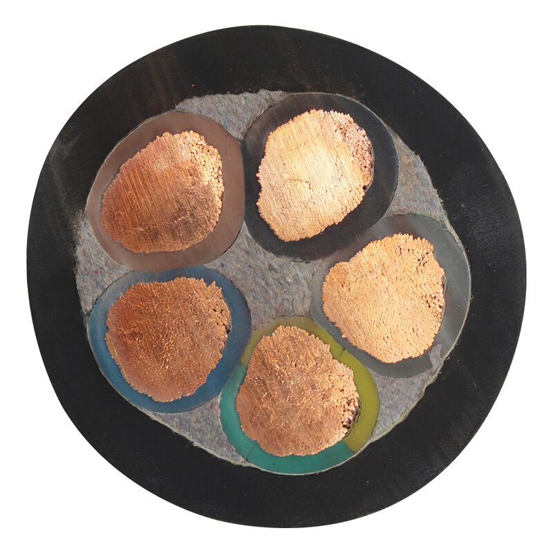 Multicore Rubber Cable Manufacturer - H07RN-F 4G2.5mm2 Silicone Round Copper Wire Flexible Cabtyre
