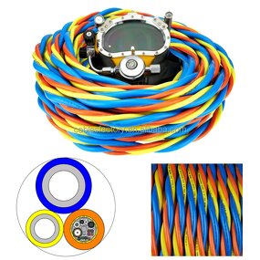 ROV Cable Manufacturer - 2-9-Core 10-14AWG Seawater Resistant Zero Buoyancy Floating Watertight Umbilical Cable Stranded