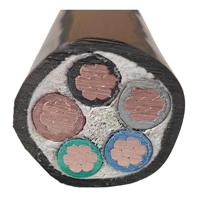 YJV Low Voltage Cable Manufacturer - 0.6/1KV 3*25+2*16 XLPE Insulated PVC Sheath Power Cable
