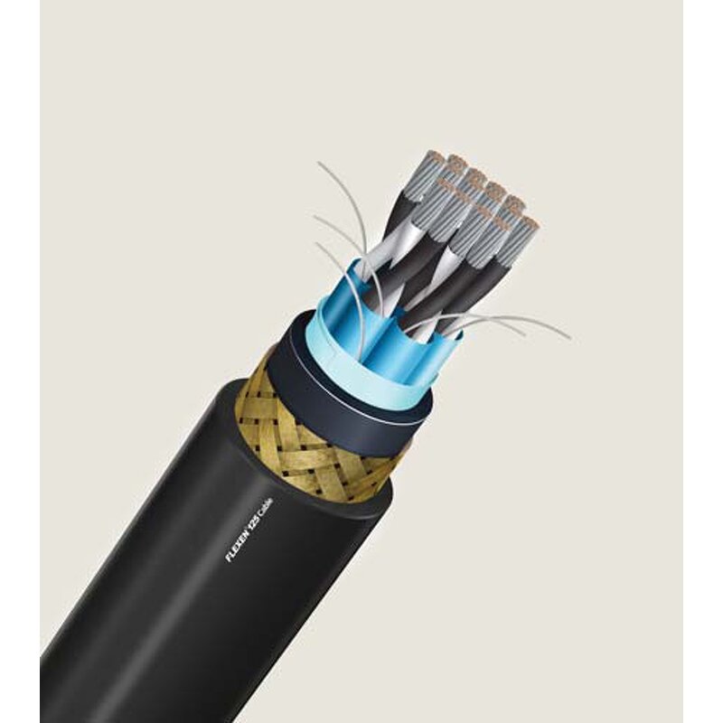 Offshore Instrumentation Cable Manufacturer - NEK 606 Fire Resistant Flame Retardant LSZH BU(c) Marine Cable