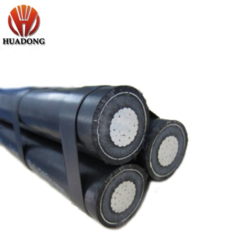 Medium Voltage ABC Cable Manufacturer - NFC 33-226 Hta Cis 12/20kV 18/30kV 3x150-240mm MV Underground Direct Burial