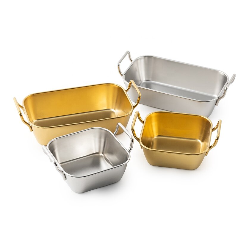 Side Dish Bowl Manufacturer - Wholesale Luxury Gold Silver Large Unbreakable Sauce Dipping Cup Set for Snack Condiment Dishwasher and Oven Safe