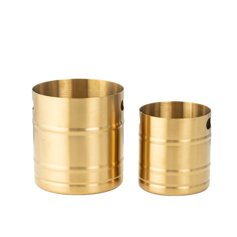 Ice Bucket Manufacturer - Red and Silver Gold Luxury Champagne with Handle Ice Cube Stainless Steel Metal Beverage Tub