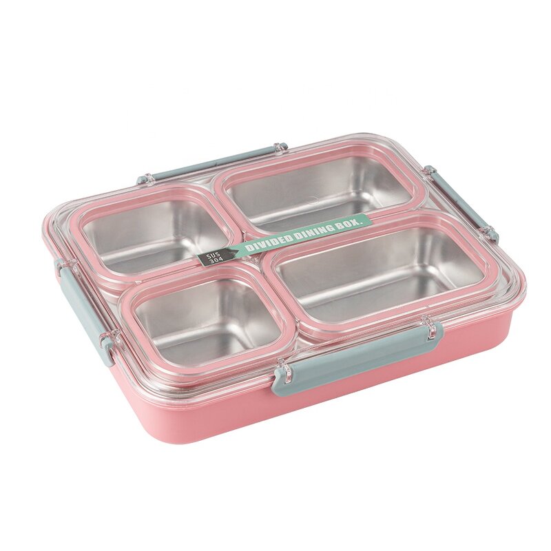 Lunch Box Manufacturer - Wholesale Customized 304 Airtight Leakproof Sealed Office Adult Bento Kids Tiffin