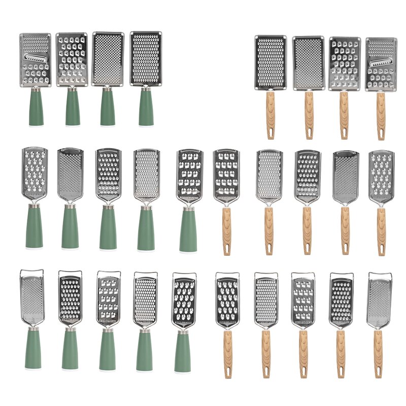 Grater Manufacturer - Wholesale Stainless Steel Zester Multifunctional Tool for Cheese Vegetables Fruits Home & Kitchen Gadgets Utensil Set