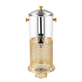 Juice Dispenser Manufacturer - Golden Luxury Cold Drink Beverage Stainless Steel Coffee for Catering Buffet