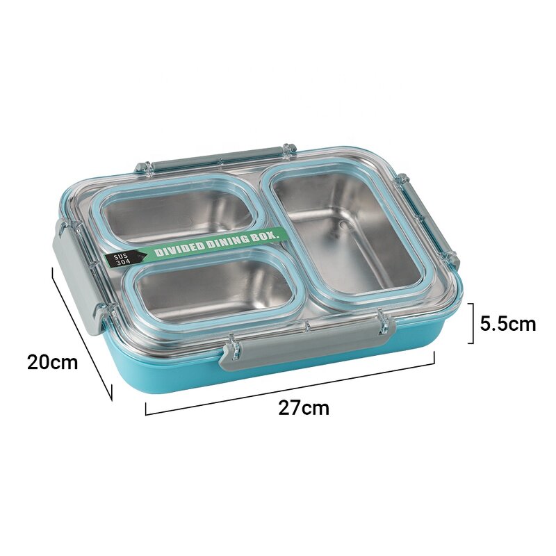 Lunch Box Manufacturer - Wholesale Customized 304 Airtight Leakproof Sealed Office Adult Bento Kids Tiffin