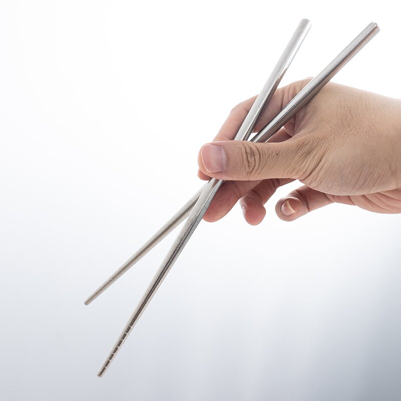 Metal Chopsticks Manufacturer - Snow Peak Pure Titanium Reusable 1 Pairs High-end Tableware Dishwasher Safe Antibacterial Durable