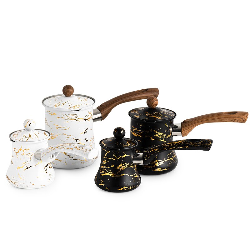Turkish Coffee Pot Manufacturer - High Quality Gourd Shape Multi-specification for Home Kitchen Restaurant Use