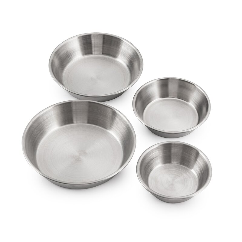 Soy Plate Manufacturer - Restaurant Stainless Steel Small Mexican Dip Taco Serving Dipping Sauce Bowls