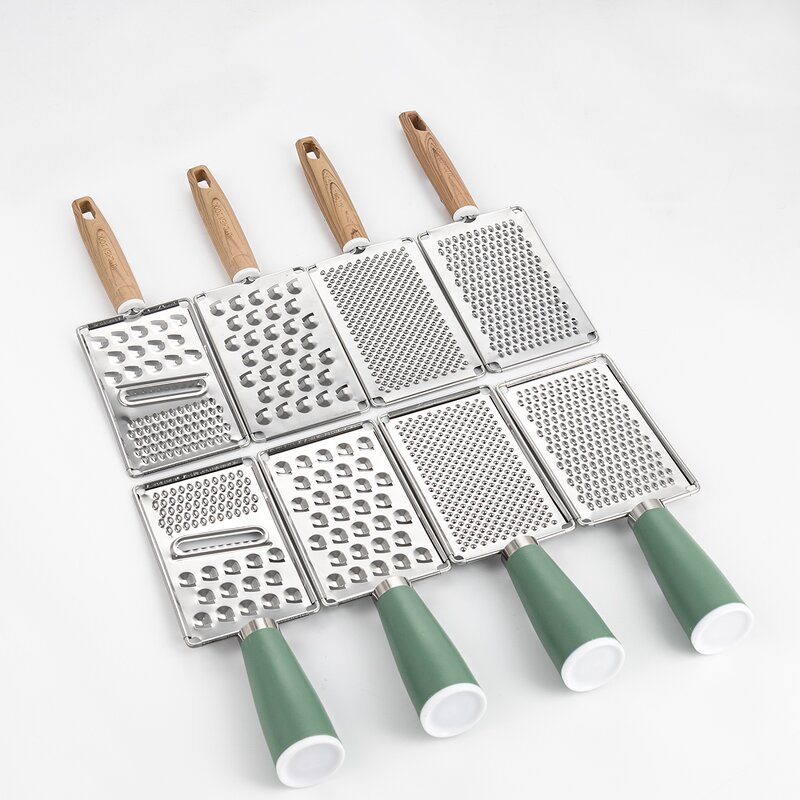 Grater Manufacturer - Wholesale Stainless Steel Zester Multifunctional Tool for Cheese Vegetables Fruits Home & Kitchen Gadgets Utensil Set