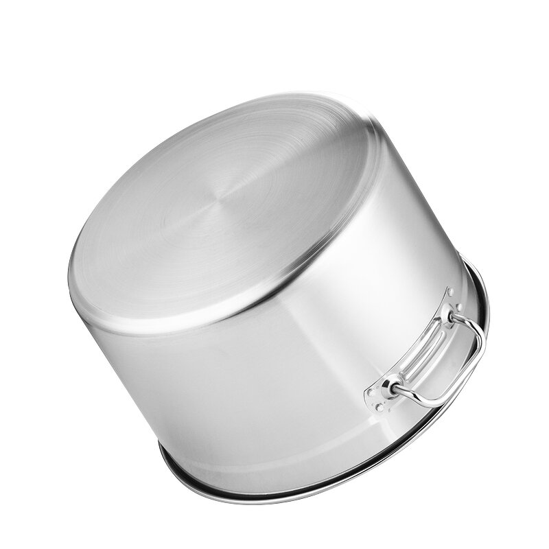 Stock Pot Manufacturer - Large Stainless Steel Cooking Polished Heavy Duty Factory Kitchenwares Commercial Wholesale Cookware