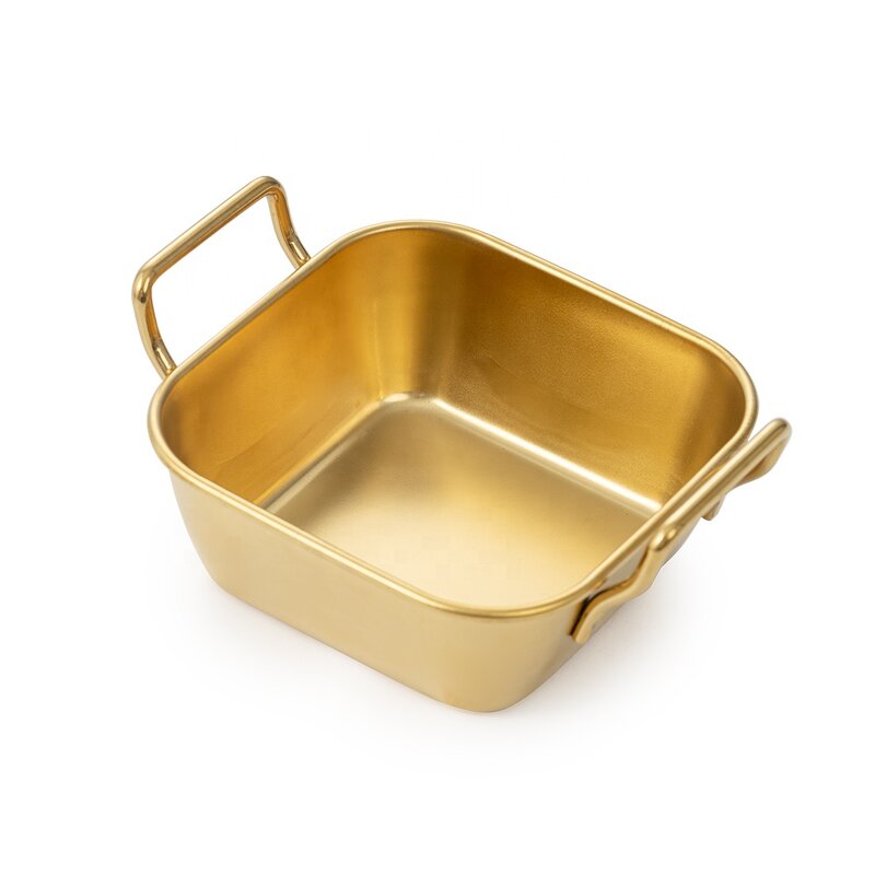 Side Dish Bowl Manufacturer - Wholesale Luxury Gold Silver Large Unbreakable Sauce Dipping Cup Set for Snack Condiment Dishwasher and Oven Safe