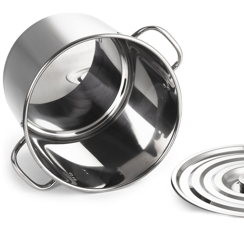 Rice Stock Pots Manufacturer - Muxing Multi-size Commercial 201 & 304 Stainless Steel for Restaurants Hotels Kitchen