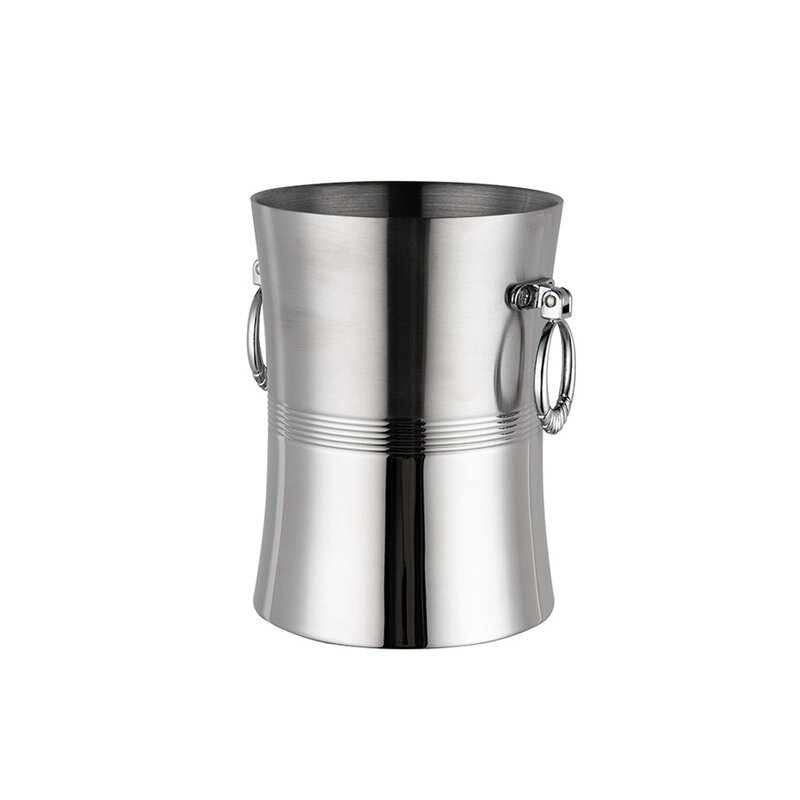 Wine Ice Bucket Manufacturer - Silver Stainless Steel Custom Champagne with Vintage Hotel Restaurant Serving Equipment 1 and 3 Liters