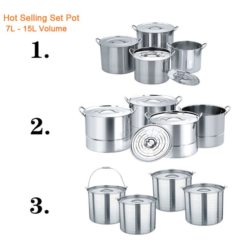 Stock Pots Manufacturer - Large Sealed Inoxidable Steel Cooking Soup Pail Shrimp Seafood Boil with Spigot