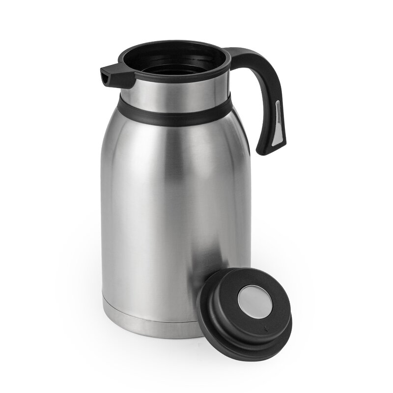 Stainless Steel Flasks Manufacturer - Home & Hotel High Quality Custom Logo Vacuum Double Walled 2.5L Kettle for Hot Coffee Tea