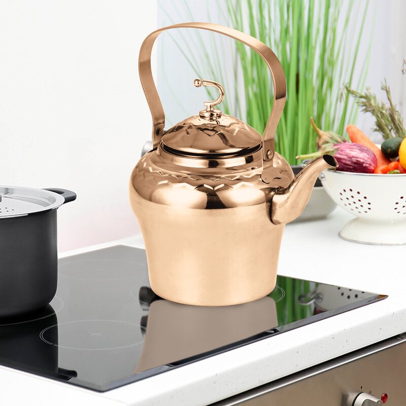 Tea Kettle Manufacturer - Luxurious Stainless Steel Cooking for Stove Top with Ergonomic Handle for Gas Induction