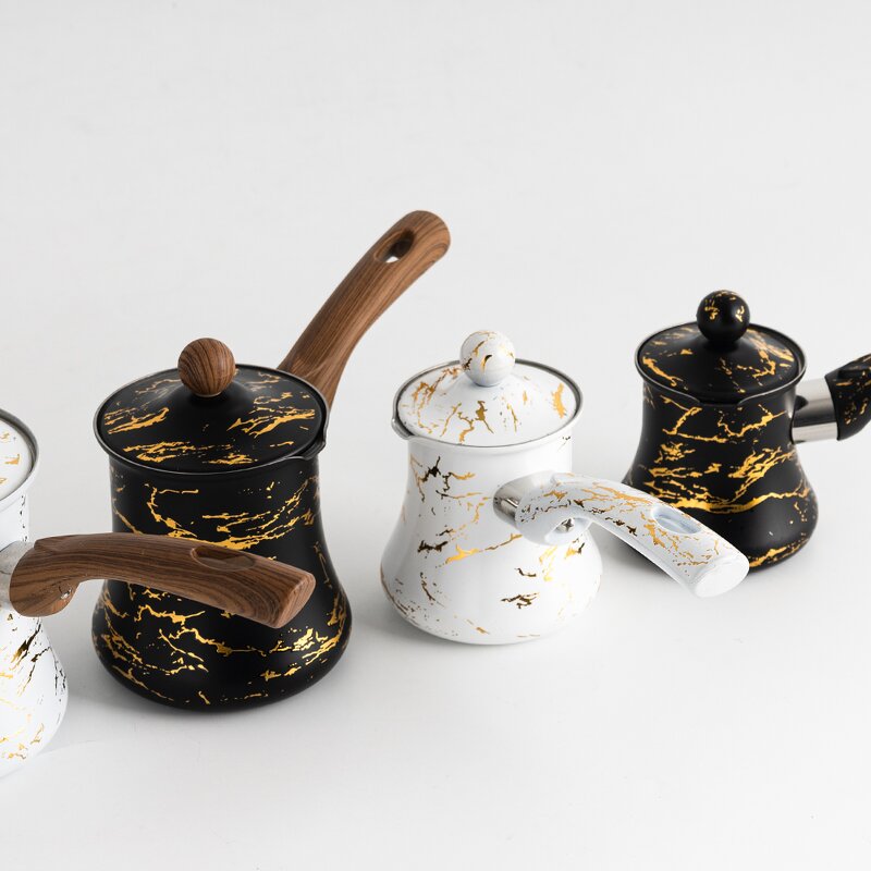 Turkish Coffee Pot Manufacturer - High Quality Gourd Shape Multi-specification for Home Kitchen Restaurant Use