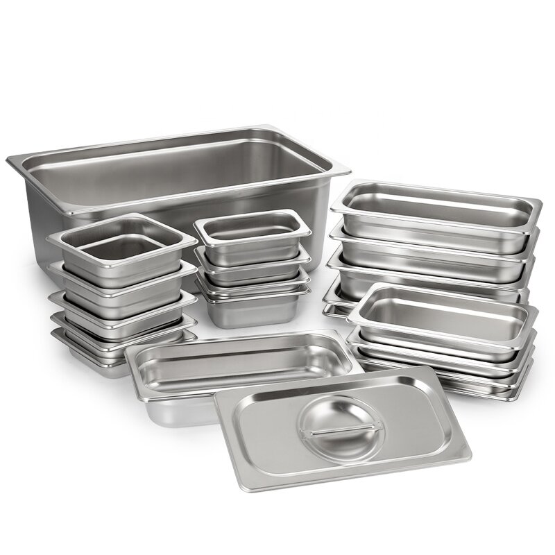 Food Pan Manufacturer - Hotel Supply European Style Perforated Container Stainless Steel SUS 201 & 304 Anti-Jamming GN Tray