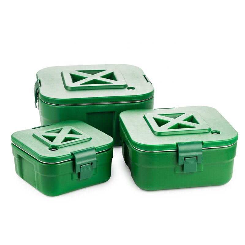 Cooler Set Manufacturer - Stackable Double Insulated Ice Beer Storage Box 3pcs Set Multiple Sizes Outdoor Fresh Meat Keeper