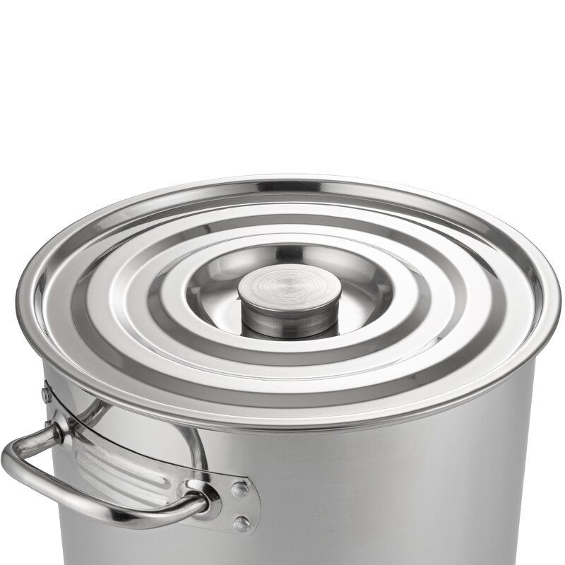 Soup Stock Pots Manufacturer - 100L Extra Large High Capacity Commercial Stainless Steel Heavy Duty Restaurant Catering Gas Stove