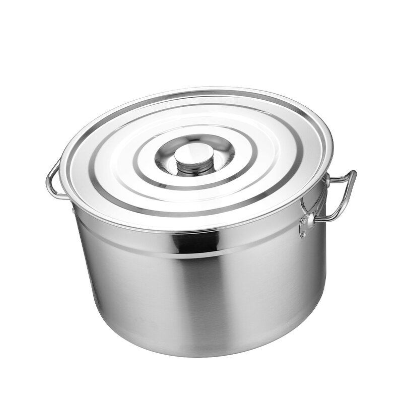 Stock Pot Manufacturer - Large Stainless Steel Cooking Polished Heavy Duty Factory Kitchenwares Commercial Wholesale Cookware