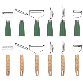 Vegetable Peeler Manufacturer - Multifunctional for Kitchen Stainless Steel Tools & Gadgets Carrot Fruit Ergonomic Non-Slip Handle