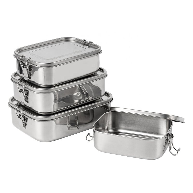 Bento Manufacturer - Beautiful 304 Stainless Steel Insulated Thermal Stackable Airtight Keep Food Hot Container Tiffin Box for Adults Office