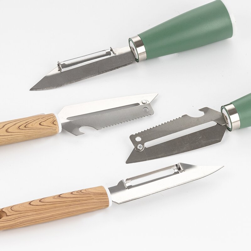 Peeler Set Manufacturer - Multifunctional Shaper Knife Julienning Can Opener Stainless Steel Kitchen and Home Gadgets Set Remover Blade