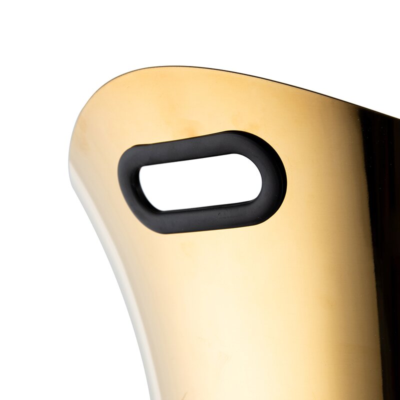 Beverages Tubs Manufacturer - Large Gold Silver with Handle Big Luxury Stainless Steel Ice Bucket Wine champagne Multi Bottle