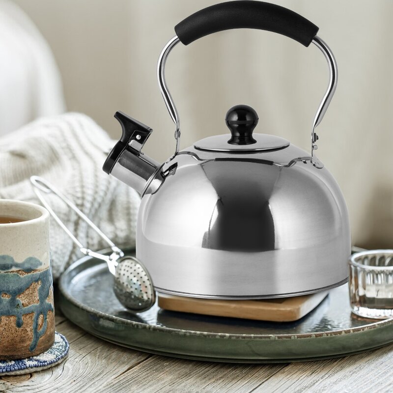 Tea Pot Manufacturer - Wholesale Kitchenware Stove Top Kettle Stainless Steel Whistling Kettle for Home