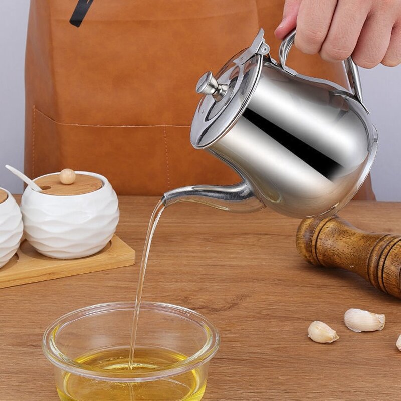 Oil Dispenser Manufacturer - Kitchen Stainless Steel Cooking Oil Vinegar Soy Sauce Can Kettle Oil Kettle Household Vinegar Bottle
