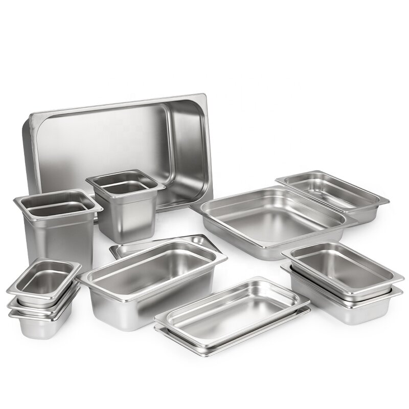 Food Pan Manufacturer - Hotel Supply European Style Perforated Container Stainless Steel SUS 201 & 304 Anti-Jamming GN Tray
