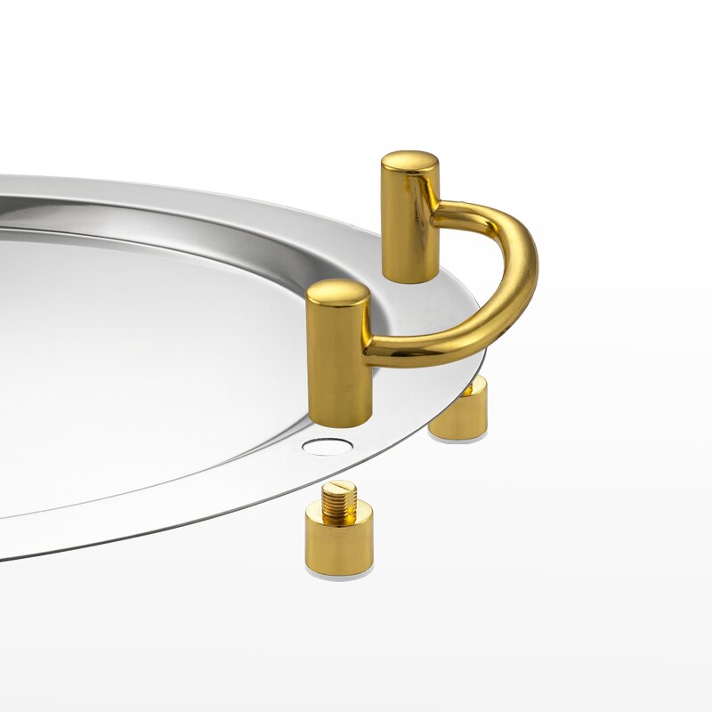 Serving Plates Manufacturer - Large Round Modern Luxury Nordic Decoration European for Hotel Candy Nut Food Dinner