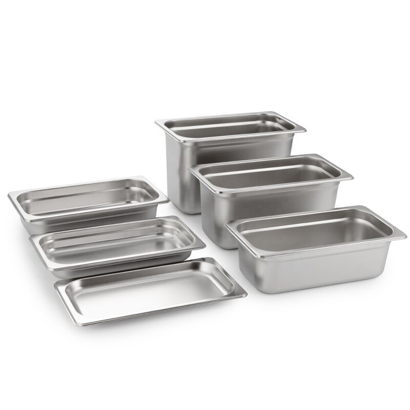 Food Pan Manufacturer - Hotel Supply European Style Perforated Container Stainless Steel SUS 201 & 304 Anti-Jamming GN Tray