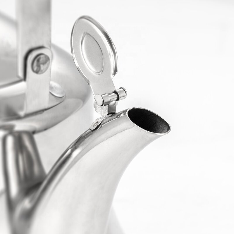 Coffee Pot Manufacturer - Muxing Factory Large Capacity Modern Stainless Steel Big with Strainer Filter