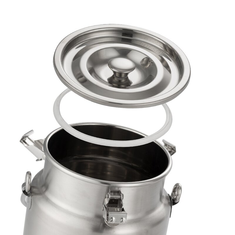 Milk Bucket Manufacturer - Outdoor Portable 3L/5L/10L/125L Seal Stainless Steel for Hotel Restaurant Kitchen Transportation
