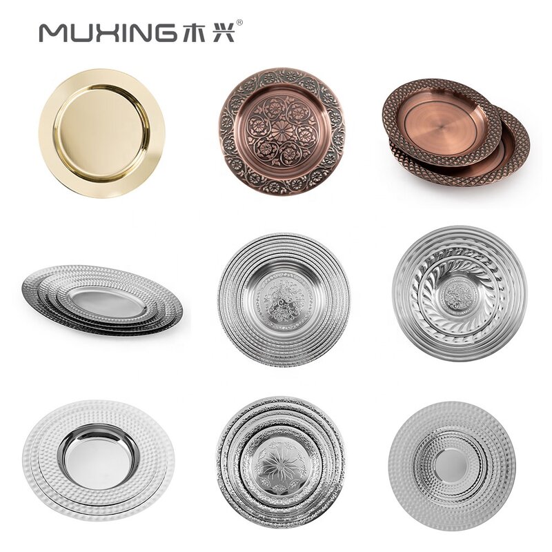 Serving Tray Manufacturer - Wholesale Luxury Golden Stainless Steel Metal Rectangular Vanity Gold Mirror