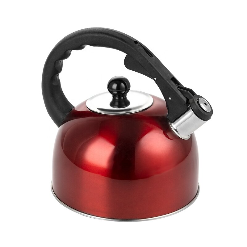Tea Pot Manufacturer - High Quality Color Painting Hot Water Stainless Steel 3.0L Water Kettle Tea Kettle Whistling Kettle for Home