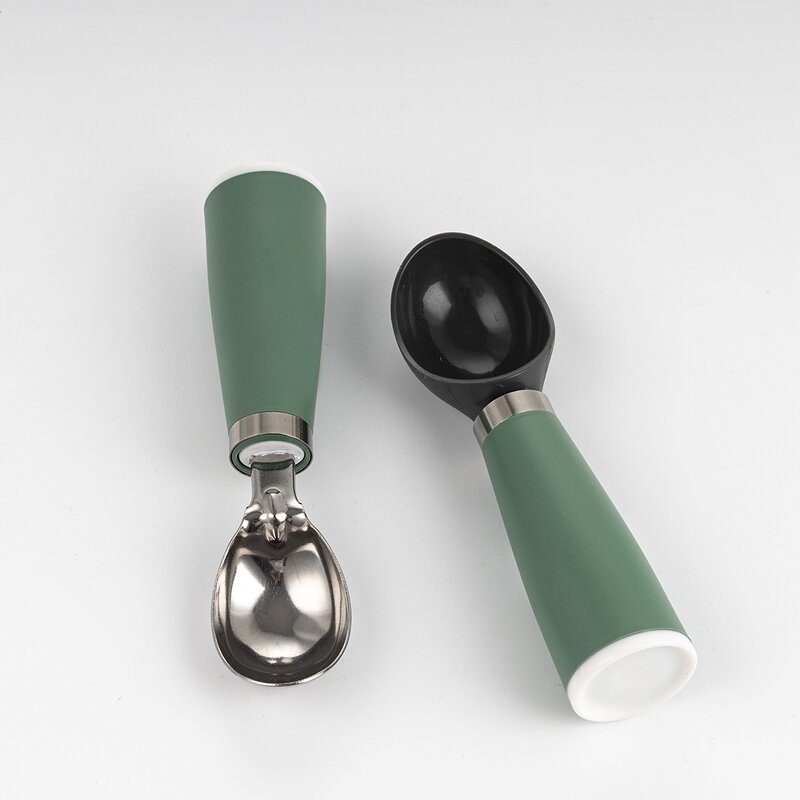 Ice Cream Scoop Manufacturer - Stainless Steel Fruit Serving Tool Plastic Minimalist Scooper Ball Former Sorbet Server Kitchen Gadgets